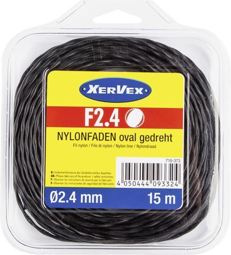 Nylonfaden oval 4 mm 15 - oval,